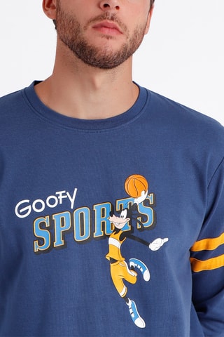Pigiama Pippo Disney - Bianco, blu e giallo