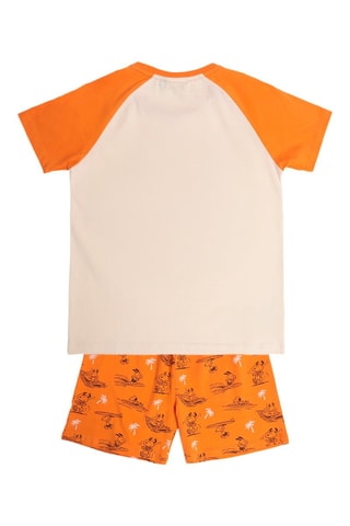Pigiama Snoopy e i Peanuts - Bianco, blu e arancione