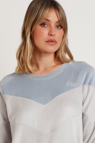 Pyjama en velours - Gris