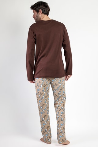 T-shirt pigiama - Marrone