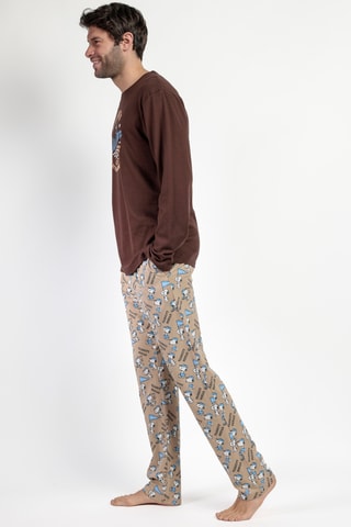 T-shirt pigiama - Marrone