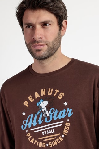 T-shirt pigiama - Marrone