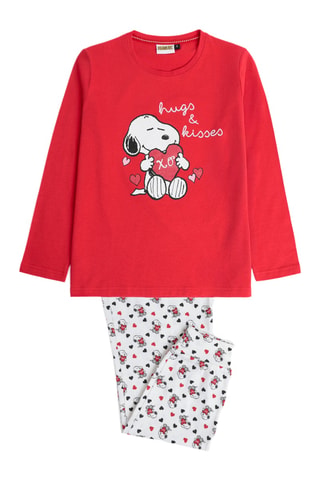 Pyjama Snoopy - Rouge