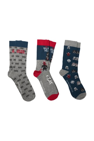 3 paia di calze Star Wars - Rosa