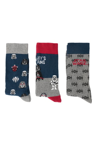 3 paia di calze Star Wars - Rosa