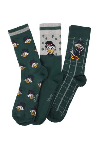 3 paia di calze Zio Paperone Disney - Rosa