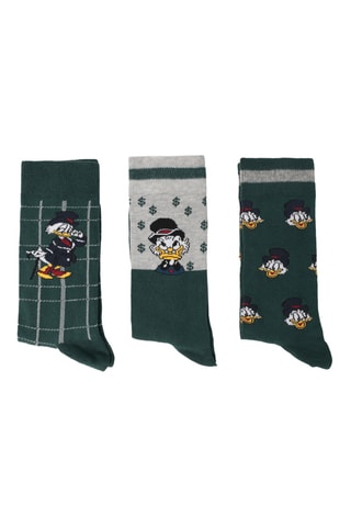 3 paia di calze Zio Paperone Disney - Rosa