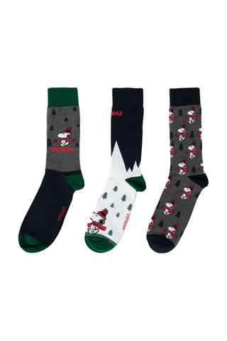 3 paia di calze Snoopy - Rosa