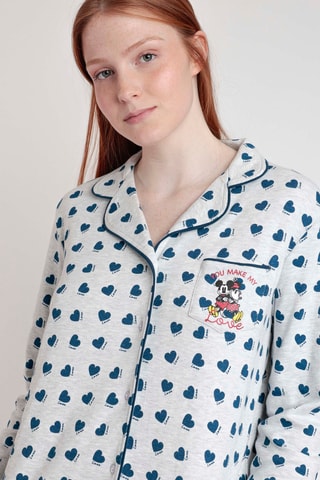 Pigiama Minni Disney - Grigio