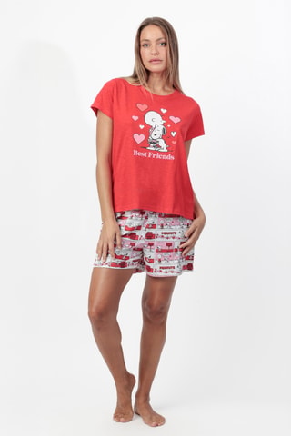 Pyjama Snoopy - Rouge