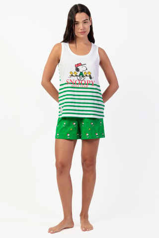 Pyjama Snoopy - Vert