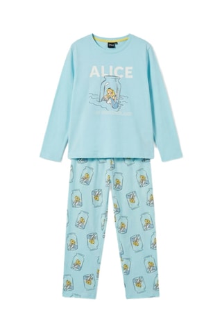 T-shirt Alice nel Paese delle Meraviglie Disney - Blu