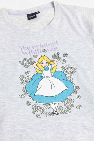 T-shirt Alice nel Paese delle Meraviglie Disney - Grigio