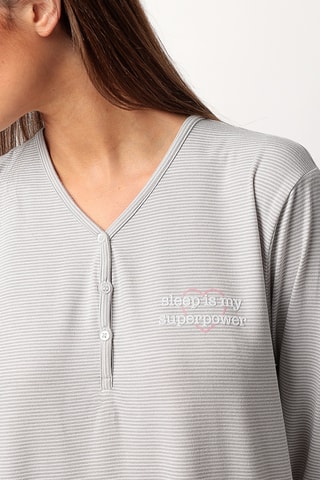 Chemise de nuit - Gris