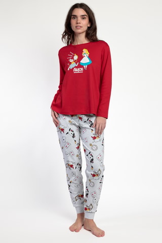 T-shirt Alice nel Paese delle Meraviglie Disney - Rosso