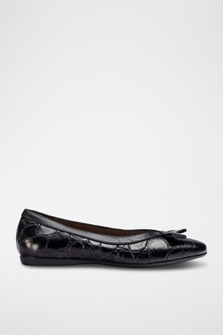 Ballerine in pelle - Nero