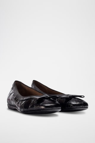 Ballerine in pelle - Nero