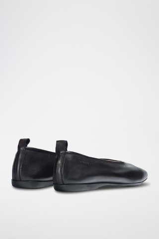 Ballerine in pelle - Nero