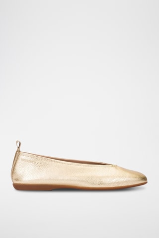 Ballerines en cuir - Gris