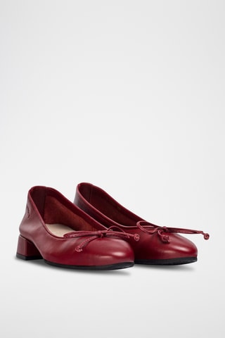 Ballerine in pelle - Rosso