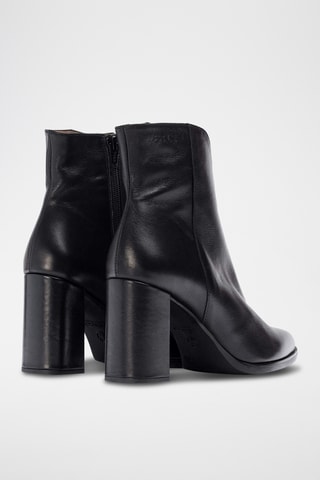 Bottines en cuir - Noir