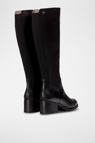 Bottes en cuir - Noir