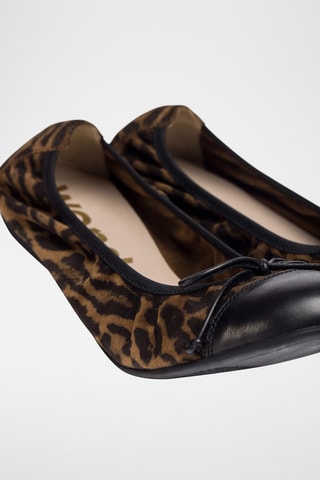 Ballerines en cuir - Marron