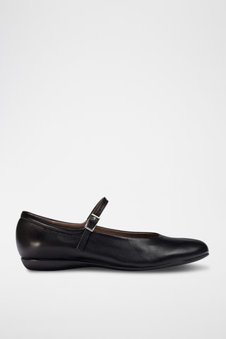 Babies en cuir - Noir