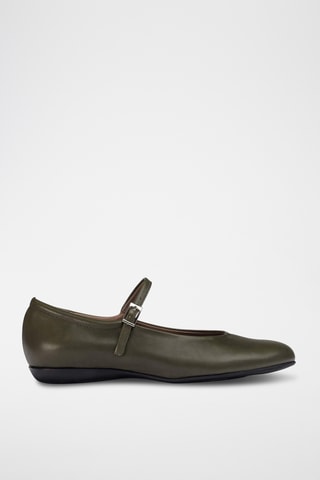 Babies en cuir - Vert