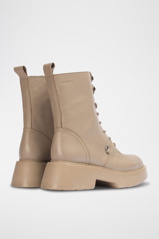 Stivaletti in pelle - Taupe