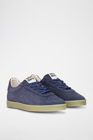 Baskets en nubuck - Bleu
