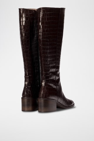Bottes en cuir - Marron