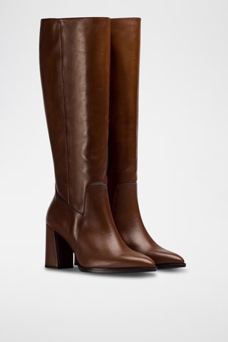 Bottes en cuir - Marron