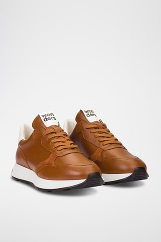 Baskets en cuir - Marron