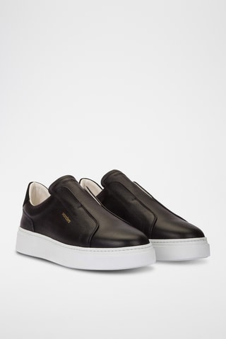 Slip-on en cuir - Noir