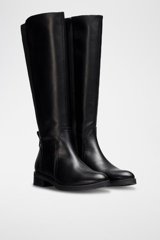 Bottes en cuir - Noir