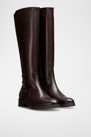 Bottes en cuir - Marron