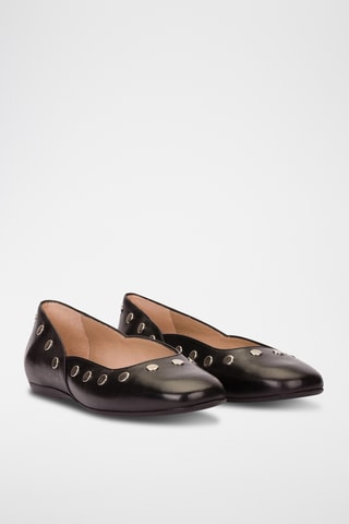 Ballerine in pelle - Nero
