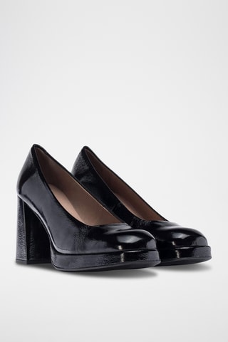 Escarpins en cuir verni - Noir
