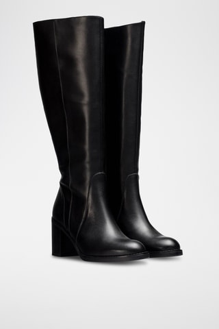 Bottes en cuir - Noir