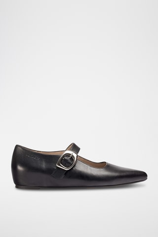 Babies en cuir - Noir
