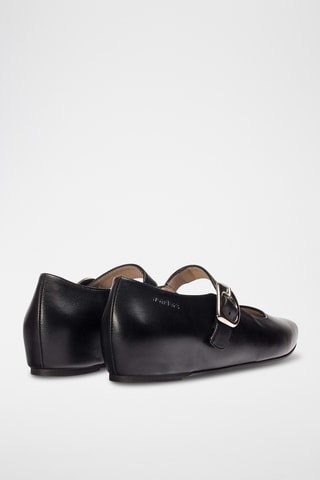 Babies en cuir - Noir