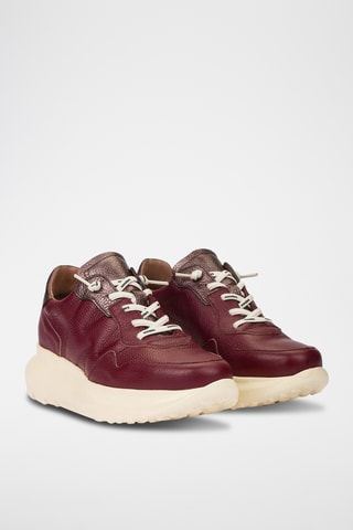 Baskets en cuir - Bordeaux