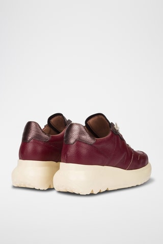 Baskets en cuir - Bordeaux