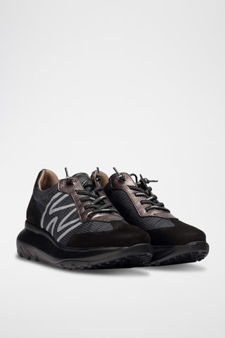Baskets en cuir - Noir
