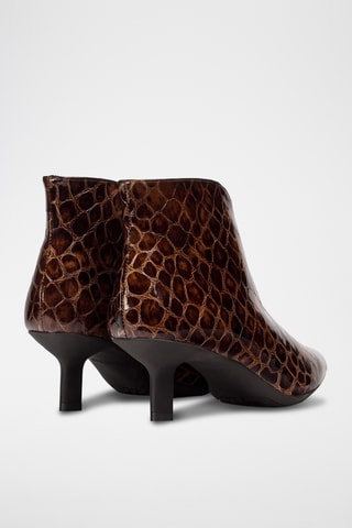 Bottines en cuir - Marron