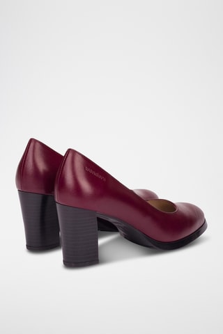 Escarpins en cuir - Bordeaux