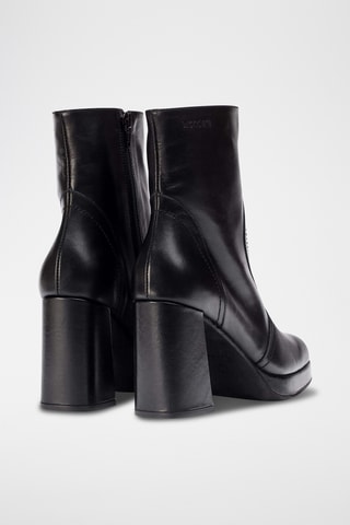 Bottines en cuir - Noir