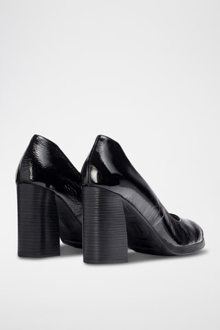Escarpins en cuir verni - Noir