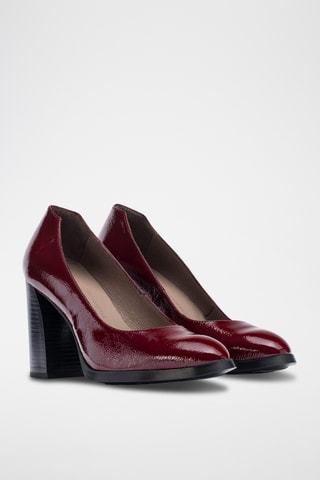 Escarpins en cuir verni - Bordeaux